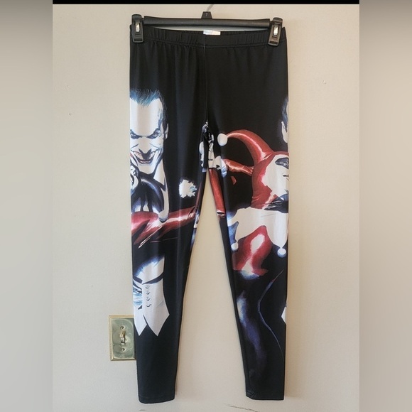 Dc comics joker leggings size womens large - Picture 1 of 3
